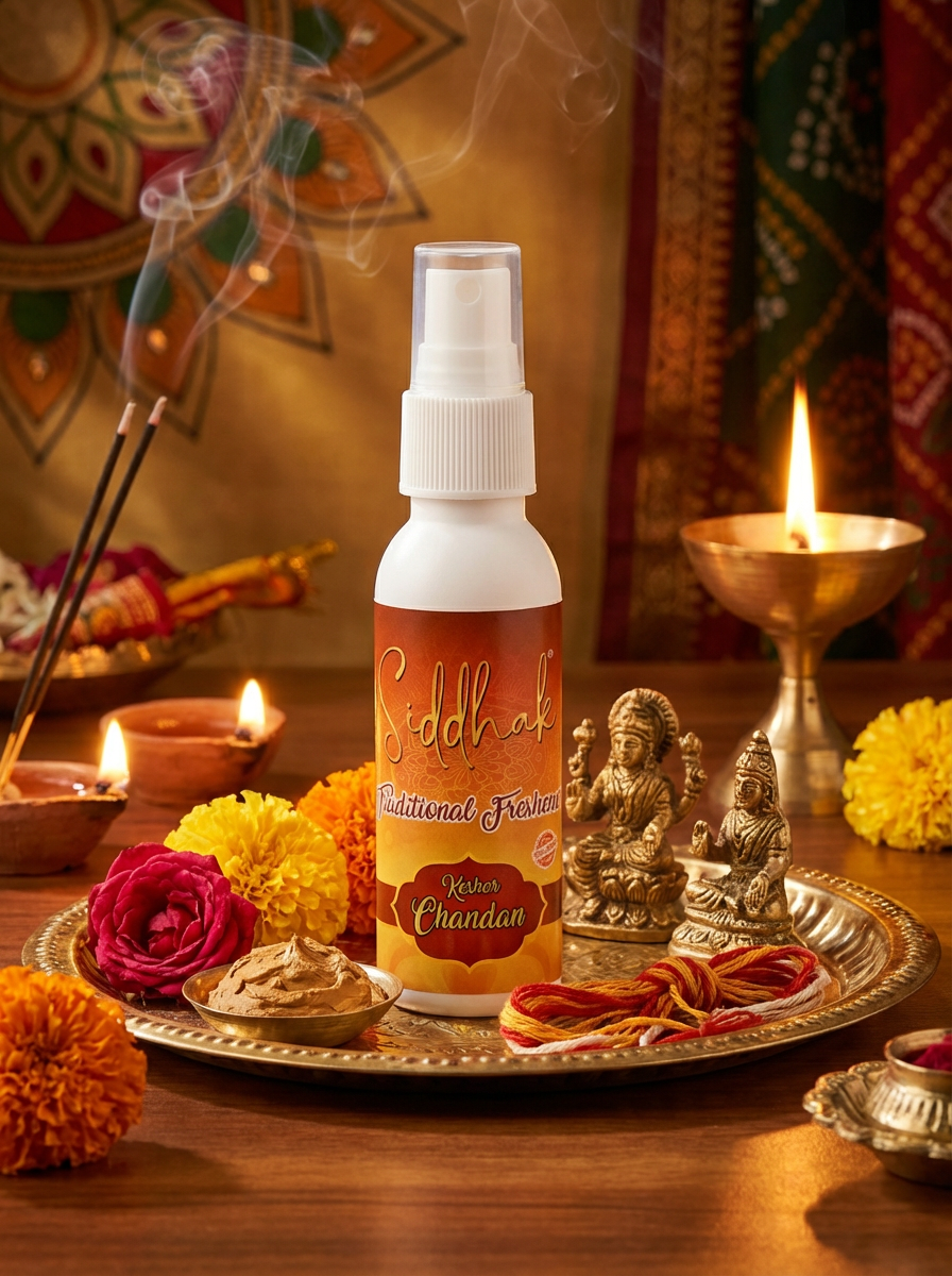 Kesar Chandan Traditional Freshener Spray
